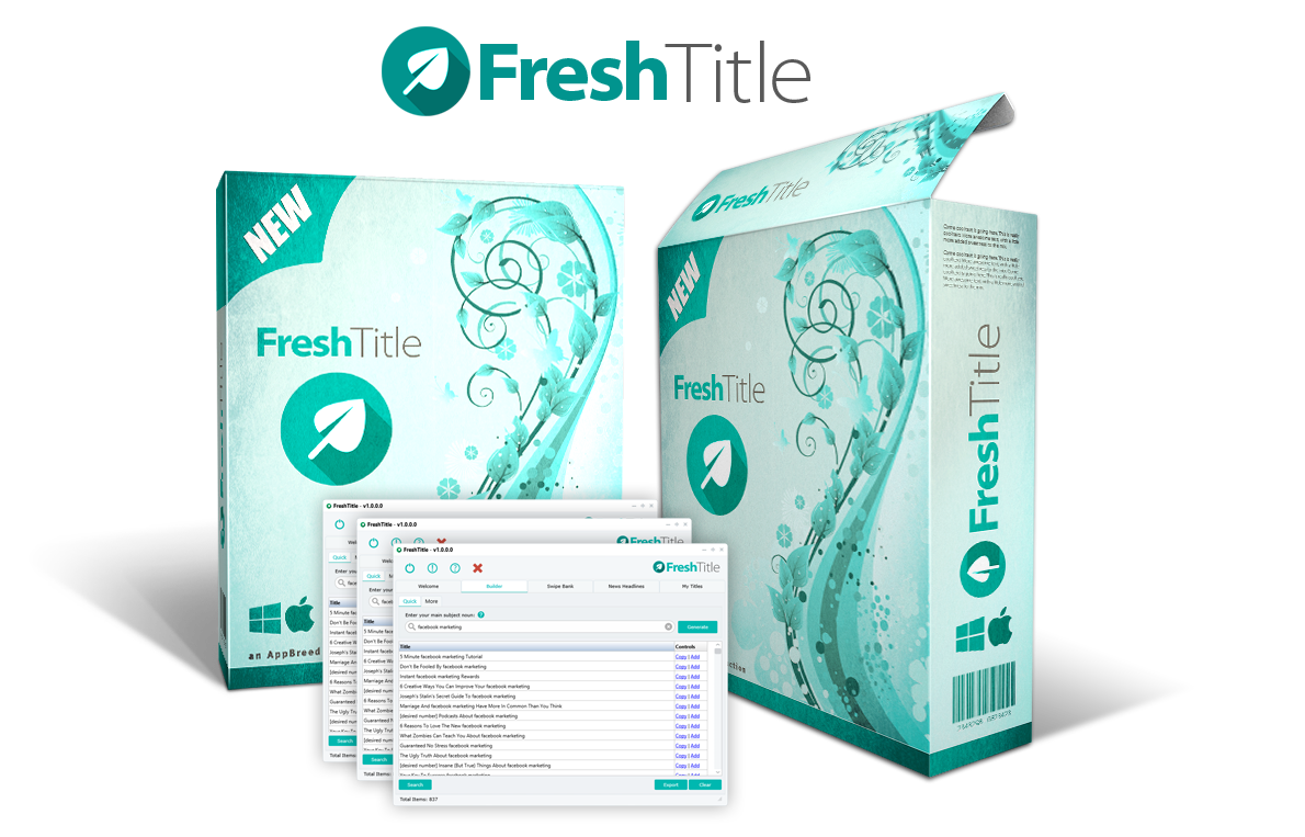 Download Fresh Title software
